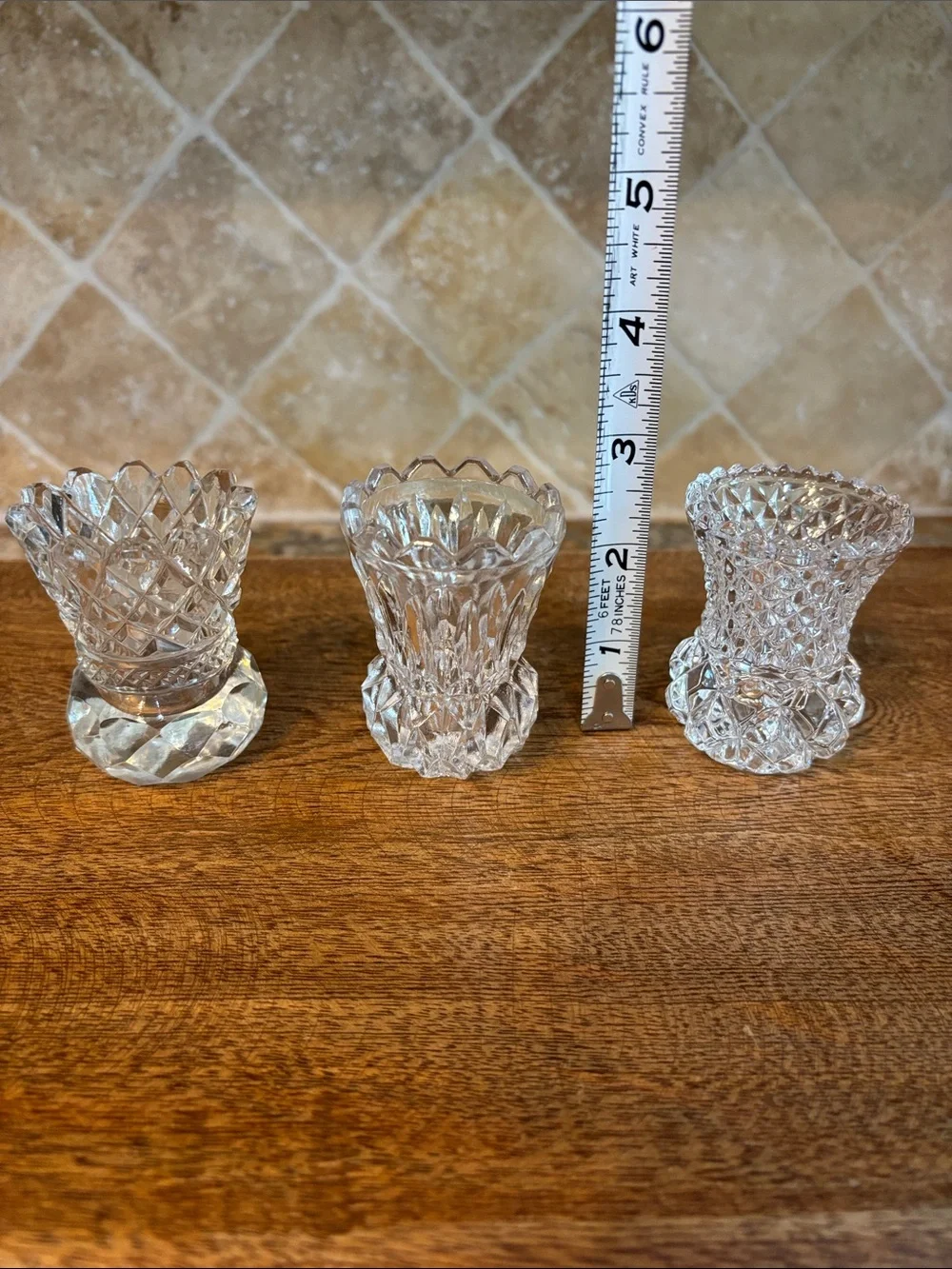 Vintage Bud Vases/Toothpick Holders Set of 3